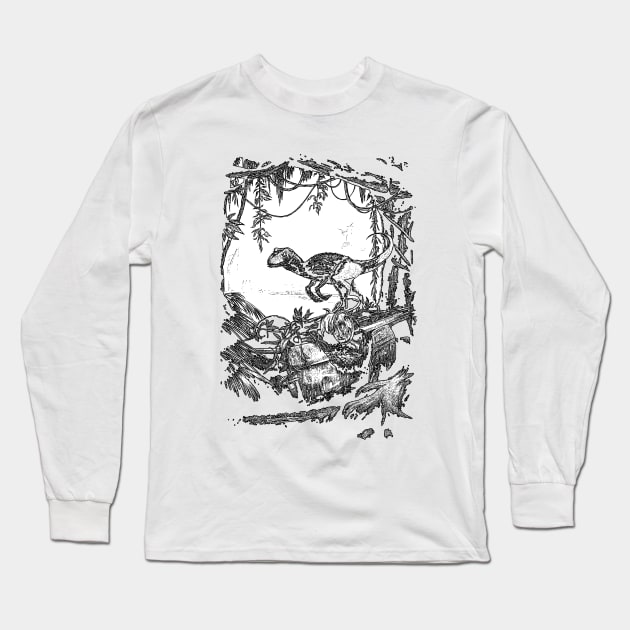 Jurassic World Long Sleeve T-Shirt by Yolanda84